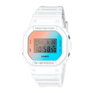 CASIO Uhr G-Shock weiß bunt reflektierend DW-5600TL-7ER