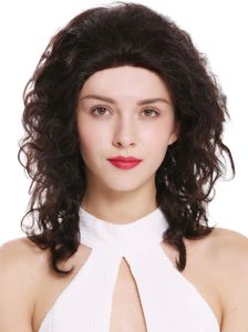 WIG ME UP Perücke Echthaar Dunkelbraun Lace-Front Gewellt Volumen RGH-6889GA-HH-MF-NATURE