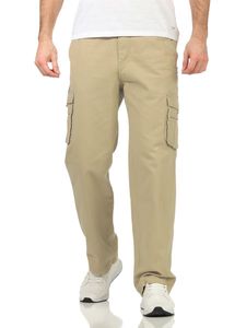 Herren Cargohose Cargo Hose Freizeithose; Beige 3XL/56