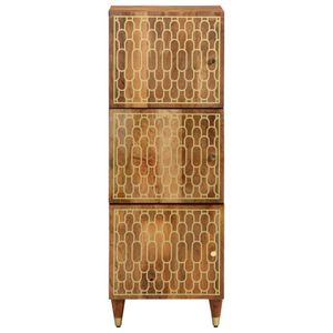 vidaXL Highboard 40x33x110 cm Massivholz Mango