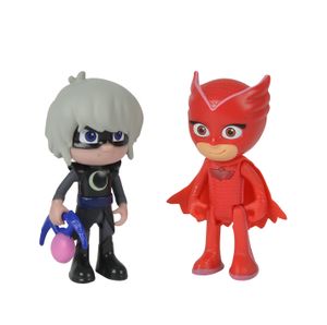 Dickie PJ Masks Spielfigur mit Auto Catboy Gekko Eulette Romeo