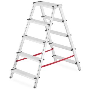 Leiter Stehleiter Doppelleiter Trittleiter Aluleiter Klappleiter 2x5 Stufen