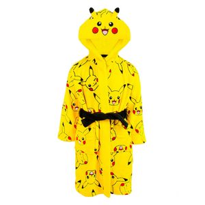 Pokemon - Dětský župan s přední kapsou NS7017 (110) (žlutý)