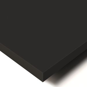 POKAR Tischplatte 2,5 cm Schreibtischplatte für Schreibtisch, Größe:160x80, Farbe:Schwarz