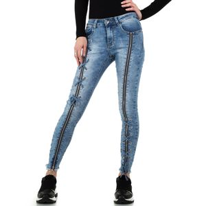 Ital-Design Damen Jeans Skinny Jeans Blau Gr.s/36