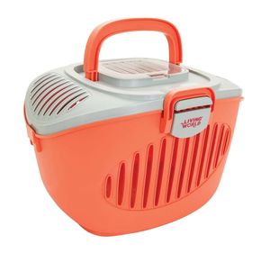 Hagen LW Paws2go Kleintier-Transportbox grau/lachsrosa; 60899