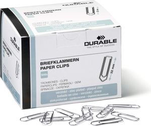 DURABLE Briefklammern 32 mm 1000 Stück verzinkt
