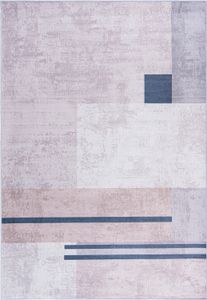 Mazovia Dywan - Beżowy Nowoczesny Geometryczny - Salon, Sypialnia, Jadalnia, Biuro - Niskie Runo - Prostokąt - Nowoczesny Stylowy - 200x300 cm