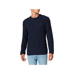 Gant D2. Neps Rib C-Neck Evening Blue Xl