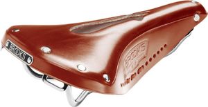 Brooks B17 Imperial, Fahrradsattel, Track, Braun, Einfarbig, Leder, 17,5 cm