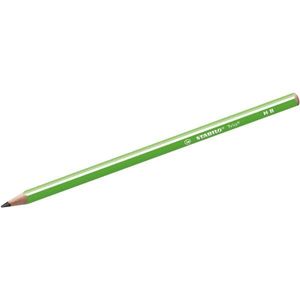 Trojhranná školská ceruzka - STABILO Trio pencil in green - single pencil - tvrdosť HB