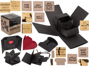 Scrapbook - krabice s fotografickým překvapením - krabice s fotografiemi, nápady na obrázky, nápad na dárek