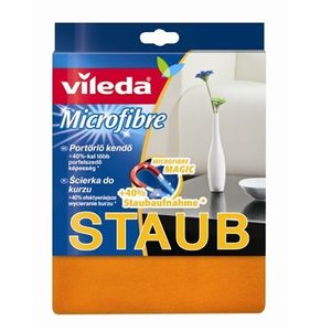 Vileda Microfasertuch - Mikrofasertuch für Möbel, Orange