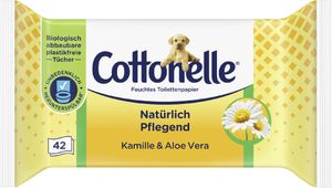 Cottonelle Feuchtes Toilettenpapier mit Kamille & Aloe Vera 42 Tücher