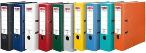 Zakladač Herlitz® Q.File na dokumenty A4 | chrbát 8 cm | PP fólia potiahnutá | 2-krúžkový mechanizmus s prítlačnou lištou | odolný biely 1 ks