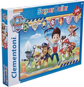 Clementoni Supercolor Puzzle - Paw Patrol  (104 Teile)