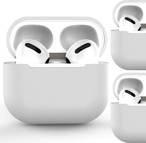 Silikónové puzdro pre Airpods Pro White