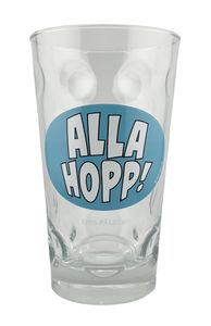 ALLA HOPP Dubbeglas 0,5 L - Das Schorleglas für eine Pfälzer Schorle (100% Pälzer)
