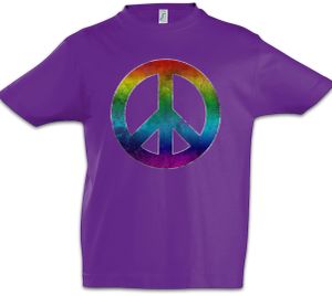 Rainbow Peace Symbol Kinder Jungen T-Shirt, Größe: 2 Jahre