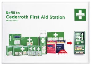 CEDERROTH Nachfüllpackung für Erste-Hilfe-Station 490920