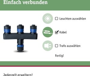 Paulmann Plug & Shine Verteiler 3 Ausgänge