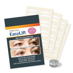 Easy Lift Schlupflider Stripes ORIGINAL Augenlid-Lifting hypoallergen, 64 Stück + 3g Gel