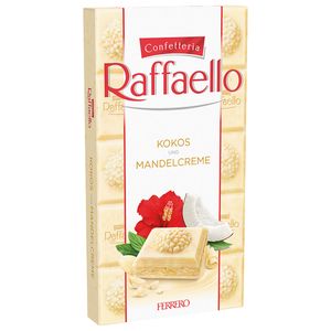 Ferrero Raffaello Schokoladentafel mit Kokos und Mandelcreme 90g