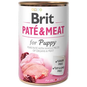 BRIT Pate&Meat Puppy mokra karma dla szczeniąt 400g