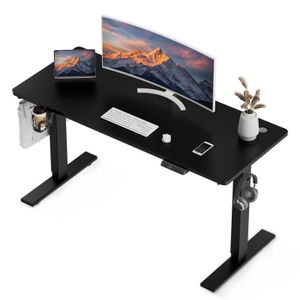 Biurko 140 x 70 cm z elektryczną regulacją wysokości, funkcją pamięci i technologią antykolizyjną Szybkie ładowanie USB/Typ C Biurko 140 x 70 cm z elektryczną regulacją wysokości, funkcją pamięci i technologią antykolizyjną Szybkie ładowanie USB/Typ C