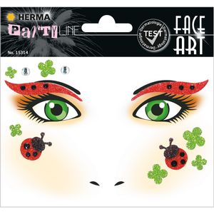 HERMA Face Art Sticker Gesichter "Marienkäfer"