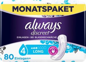 always Slipeinlagen discreet Long, 80 St.