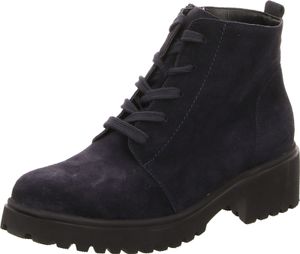 Waldläufer Schnürstiefel Kaltfutter in blau, Gr. 3.5