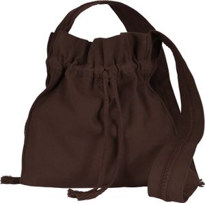 Mittelalterliche Pilgertasche, braun