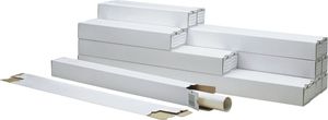Versandbox Plan-Box 750x75x75mm weiß Packung mit 20 Stück