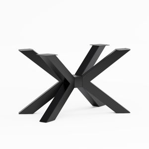 Tischbeine Metall Tischgestell Tischfüße Kaffetisch Tischkufen schwarz