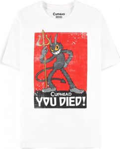 Tričko Cuphead - You Died Devil Standing (veľkosť S)