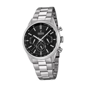 Festina pánské hodinky z nerezové oceli F16820/4 Quartz náramkové hodinky Silver Sport D2UF16820/4