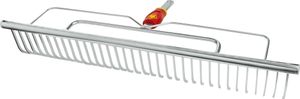 WOLF-Garten 71A-AA034650 MS-Rasenrechen UH-M 60 multistar, silber/rot
