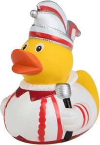 Karnevalsprinz - Fasching – Karneval - Quietscheente - Badeente - ca. 8 cm gross
