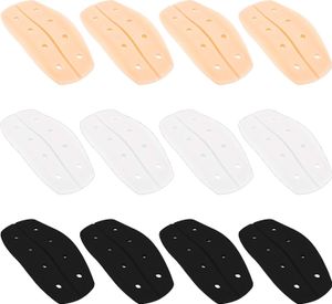 12 Stück BH Schulterpolster Silikon, BH Gurt Kissen Trägerpolster Trägerkissen BH Polster Weiche BH Gurt Halter Atmungsaktiv Antirutsch BH Träger Kissen Pads