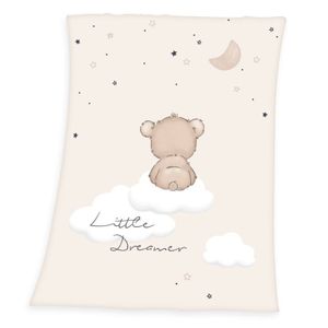 Little Dreamer Soft Peach Decke / Babydecke, 75x100 cm