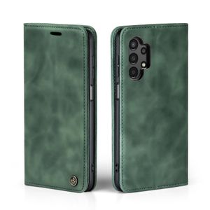 Handy Hülle für Samsung Galaxy A13 Klapphülle Bookcase Flip Cover Handy Tasche Etui Farbe: Türkis Grün