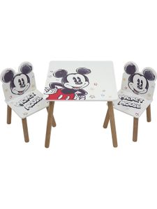 Arditex Möbel Kindersitzgruppe Mickey Mouse, Tisch & 2 Stühle Kindersitzgruppen Sitzmöbel