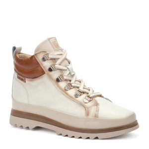 Pikolinos Damen Sneaker Leder High Top Reißverschluss Vigo W3W-8564, Größe:38 EU, Farbe:Weiß