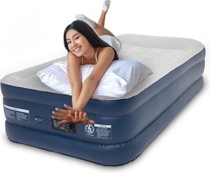WOLFWILL Auto Luftmatratzen mit Luftpumpe,Luftbett für Auto Matratze  aufblasbares Bett Air Bett für Camping O…