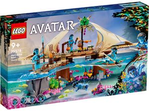 LEGO 75578 Avatar Das Riff der Metkayina, The Way of Water Pandora Set mit 4 Minifiguren, Sammlerstück für Kinder und Filmfans ab 9 Jahren