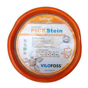 Vilofoss Pickstein MEDIUM 8 kg Pickschale Geflügelfutter Vilomix Hühnermineral