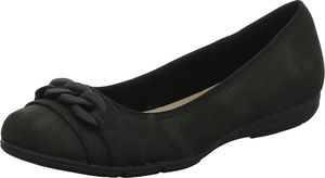 living UPDATED Damen-Ballerina Schwarz, Farbe:schwarz, EU Größe:39