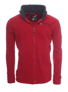 Anapurna Herren warme flauschige Fleece Outdoor Jacke Sweater Ski Sport Freizeit G-Uzinc, Farbe: rot, Größe: M