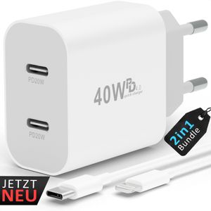 MagSafe Ladegerät für Apple iPhone 14 13 12 11 X Pro | Wireless Charger & USB C Schellladegerät 20w Power Adapter: 20w Ladegerät+ Lightning Ladekabel